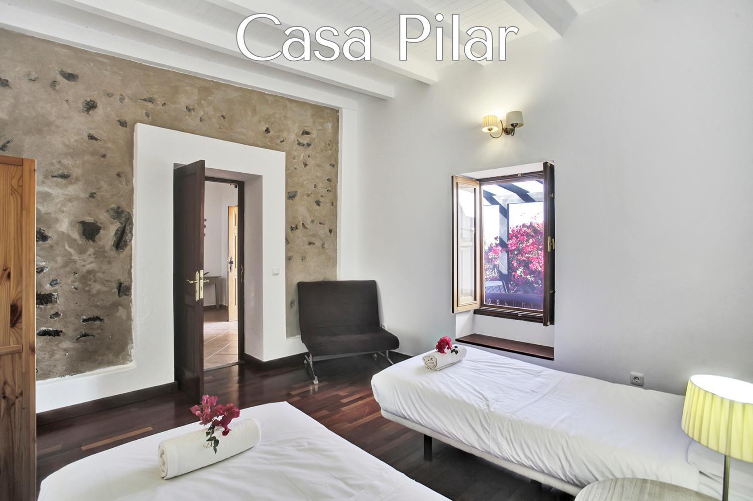 Casa Pilar, Aurora Y Tarabilla En Finca Ecologica Teguitar Exteriér fotografie