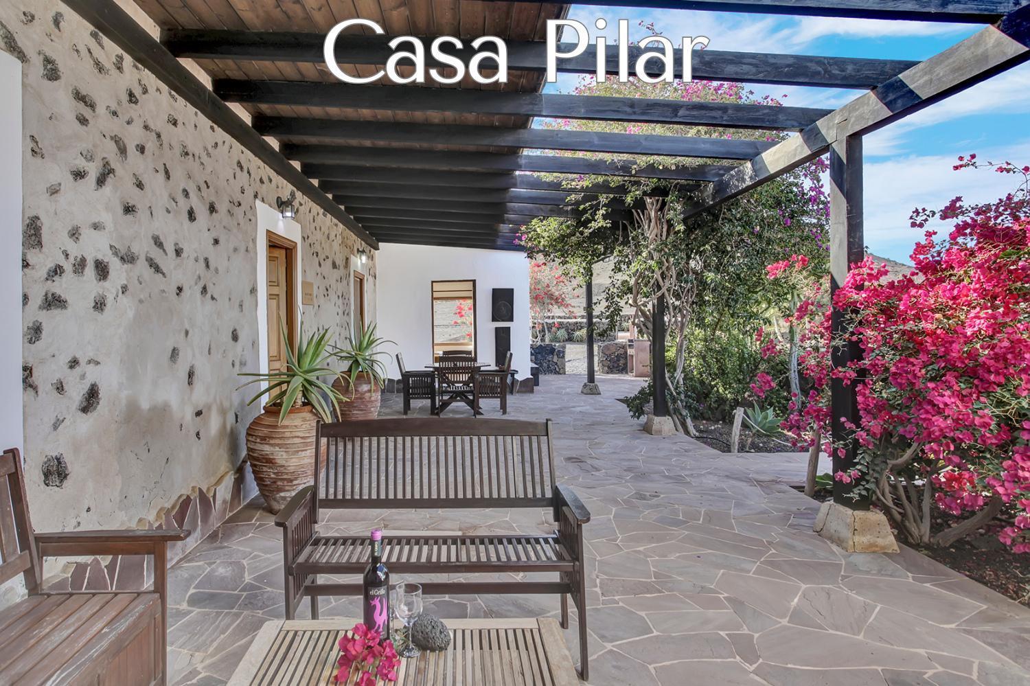 Casa Pilar, Aurora Y Tarabilla En Finca Ecologica Teguitar Exteriér fotografie
